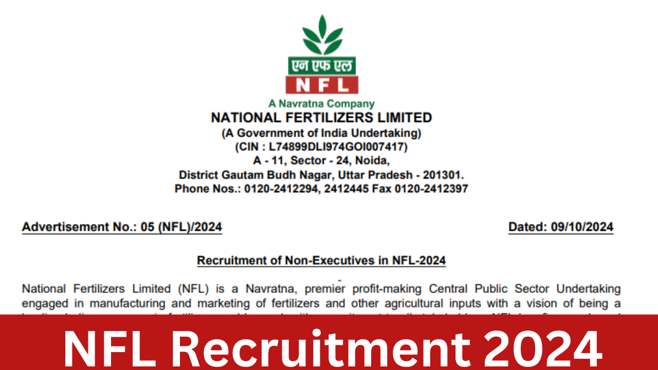 NFL Non Executive Recruitment 2024